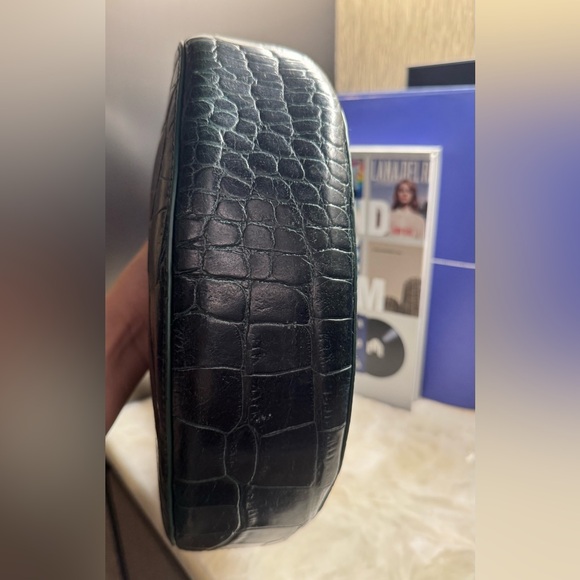 STAUD Green Croc Moon Bag - Picture 5 of 11